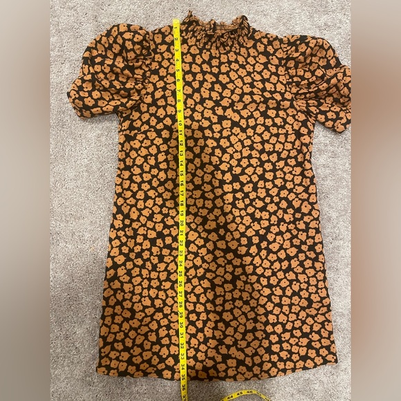 Who What Wear Puff Short Sleeve Ruffle Mini Dress SZ Small - Picture 9 of 10